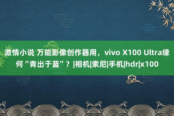 激情小说 万能影像创作器用，vivo X100 Ultra缘何“青出于蓝”？|相机|索尼|手机|hdr|x100